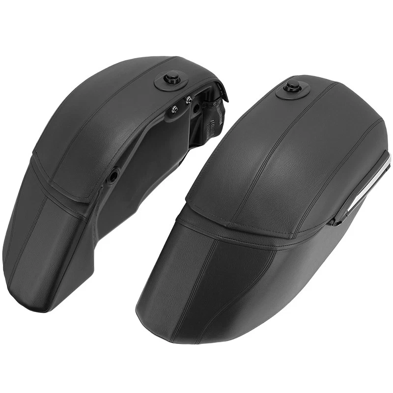 Hard Bags Saddlebags & Heavy Duty Mounting Kit For Intruder Volusia 800 VL800 - Image 3 of 4