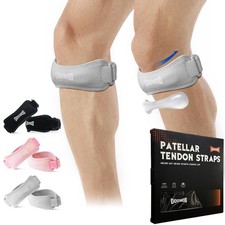 GOUNOD Patellar Tendon Support Strap 2 Pack,Knee Strap for Knee Pain Relief,P