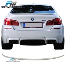 Rear Trunk Spoiler Fit 11-16 F10 5 Series M5 Style Painted #300 Alpine White III