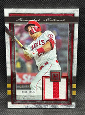 Mike Trout 2020 Topps Museum Collection - Meaningful Materials Relics/10 #MMR-MT