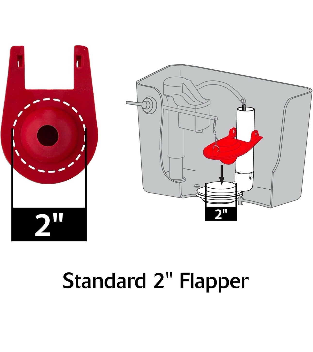 Korky Universal Complete 4010 Toilet Repair Kit - Fill/Flush Valve - Bowl Gasket