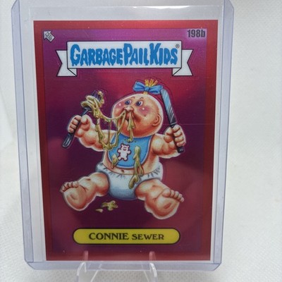   2022 Topps Chrome Series 5 Garbage Pail Kids Red/5 198b Connie Sewer 3/5