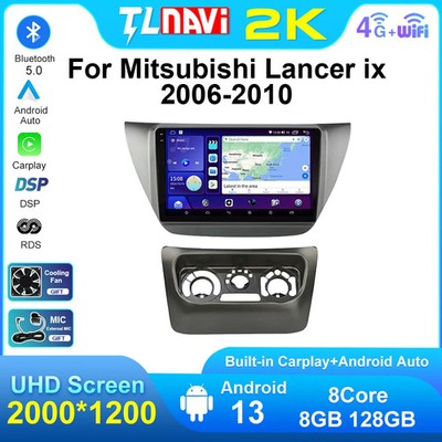 For Mitsubishi Lancer IX 2006-2010 CarPlay Car Radio GPS Multimedia Video Player