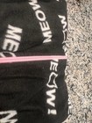 Women's Cat Meow Footed One Piece Fleece Pajamas PJs Black Pink XL NEW w TAGS — photo 6