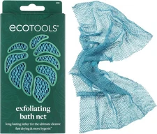 EcoTools Exfoliating Bath Net, Inspired by African 1 Count (Pack of 1), Blue 