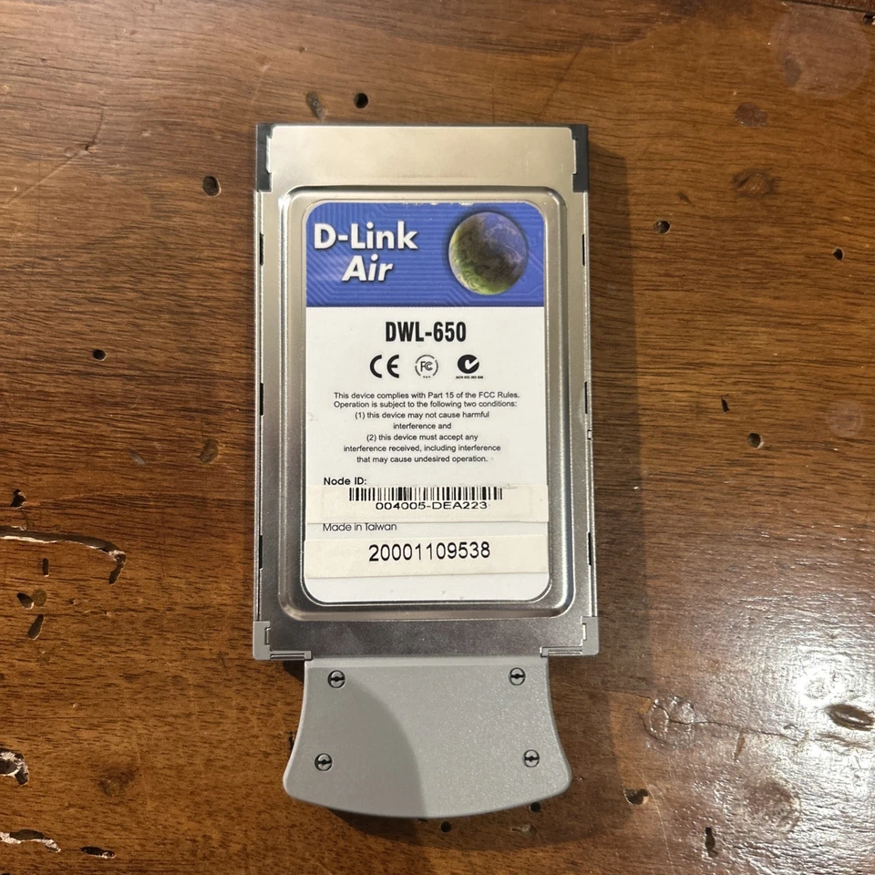 D-Link Air IEEE 802.11b Wireless LAN Adapter DWL-650 - Immagine 2 di 2