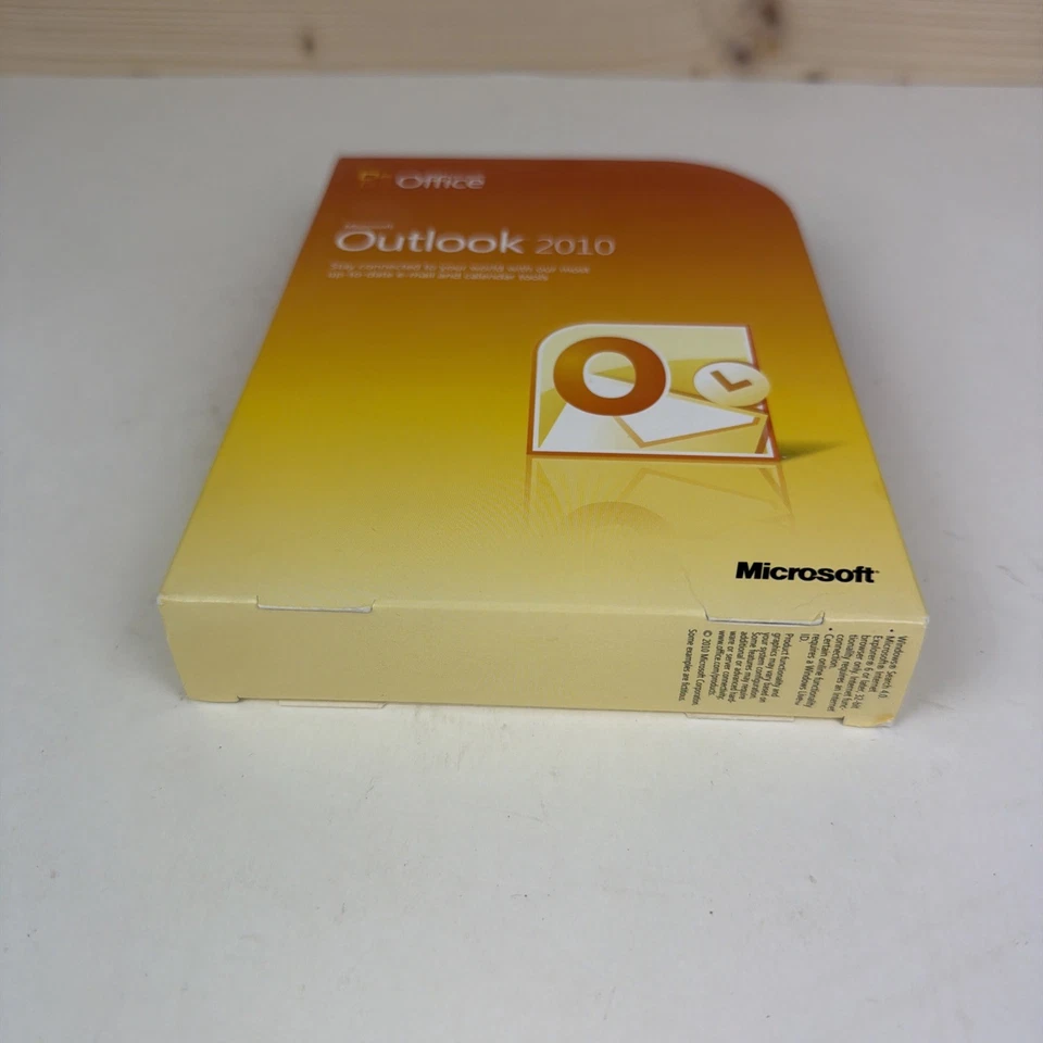 Microsoft Outlook 2010 Full Retail Box - w/ Original Packaging & Product Key - Image 3 of 4