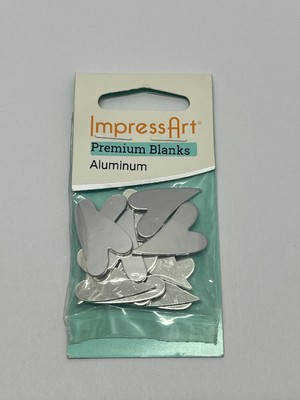ImpressArt Swirly Heart, 1-1/4'', Aluminum 16 Gauge, Premium Blanks, 15 pcs