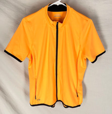 LAUREN RALPH LAUREN Jacket Womens Size L Active Orange Full Zip Pockets Stretch