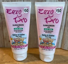 Eezypro SPF 50 Sunscreen with Aloe Kiddie & Babies Tube 2 Pack