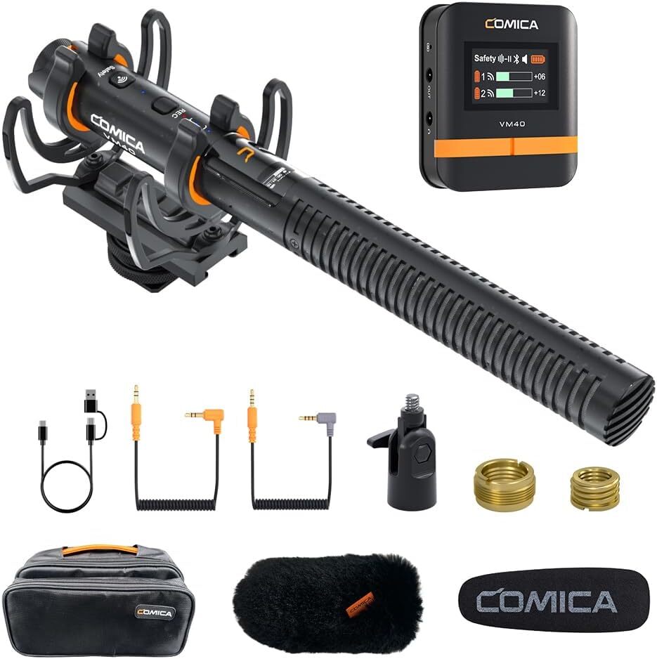 Comica CVM-VM40 2.4G Super Cardioid Condenser Video Wireless