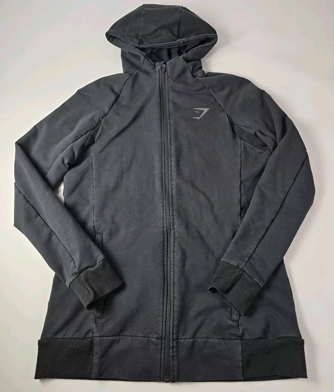 gymshark sweatshirt zip up active wear sport hoodie