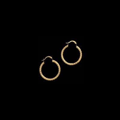 Elysee Diamond Cut Hoops