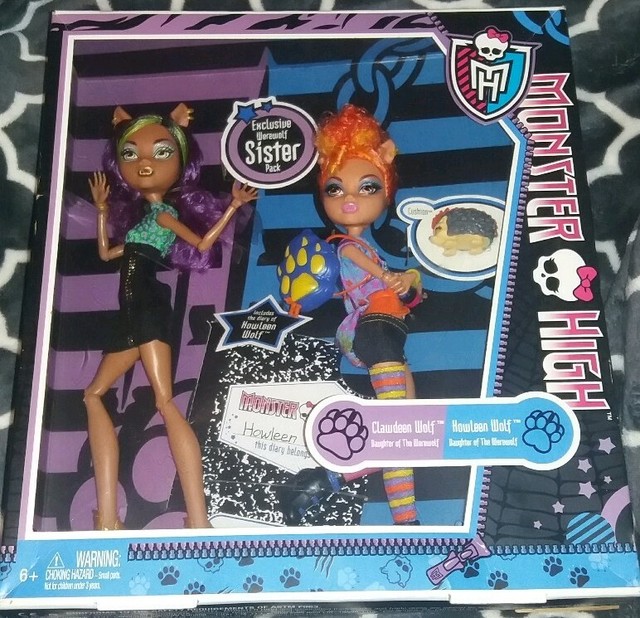 monster high clawdeen and howleen