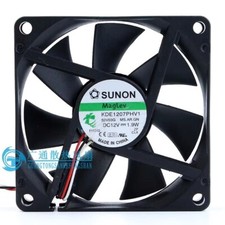 SUNON KDE1207PHV1 7015 DC12V 1.9W 7CM 3-Wire CPU Cooling Fan