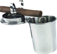 Stinky Cigar Car Ashtray, Spring Clip Holds All Cigar Sizes