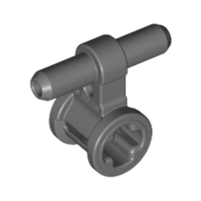 Lego Technic Bricks 24x Dark Stone Grey Pneumatic Connector 99021