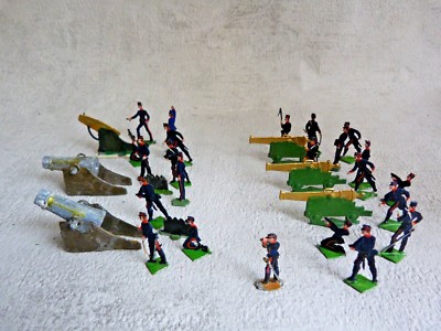 Figurines Heinrichsen – Artillerie De Forteresse Française 1870, étain Peint, 30mm