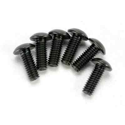Traxxas 3937 4x12mm Button-Head Hex Machine Screws (6) Slash