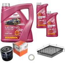 Pakiet inspekcyjny MAHLE 6 L MANNOL Legend+Ester 0W-40 do Ford Sierra 2.0i