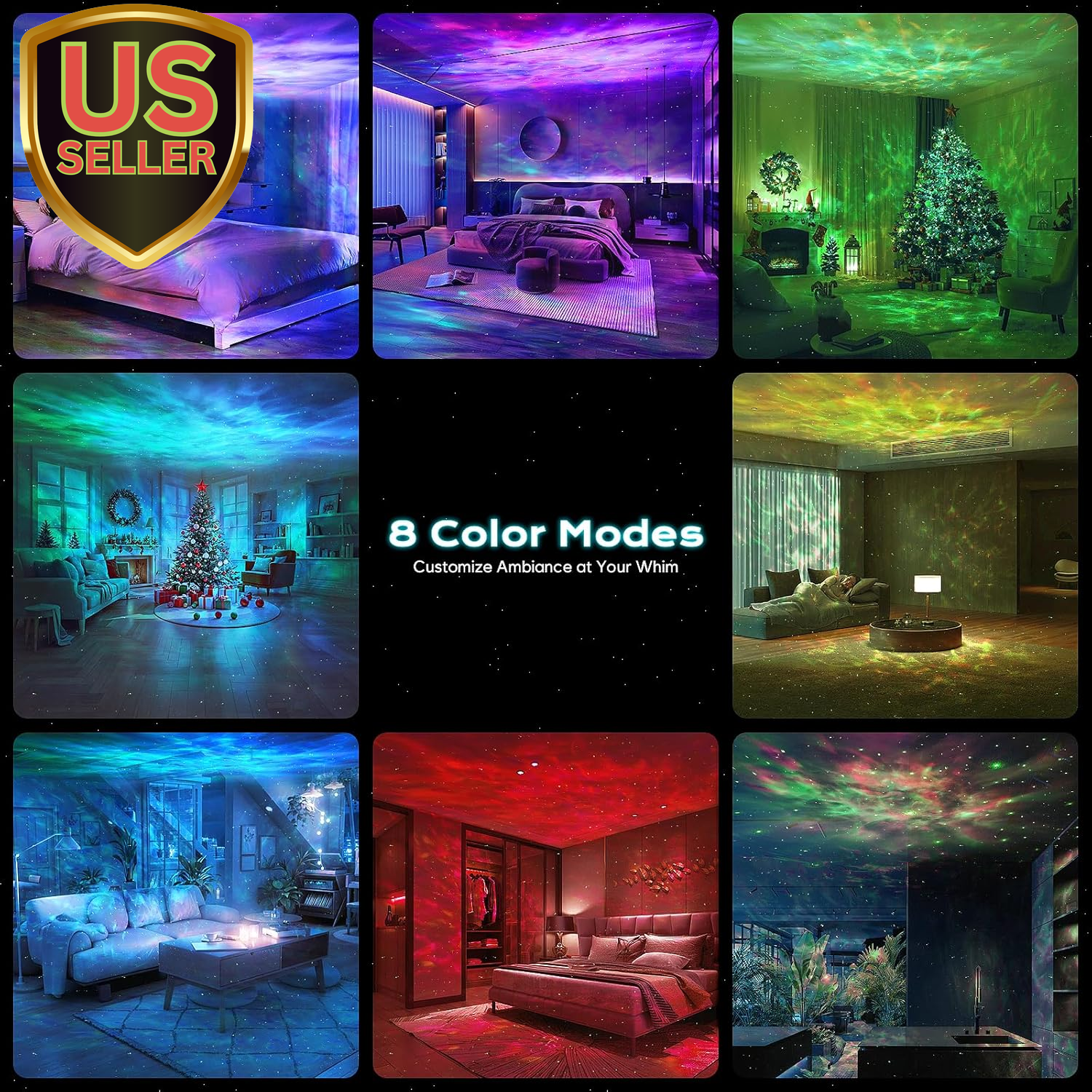 Astronaut Galaxy Projector Starry Night Light, Astronaut Light Projector with...