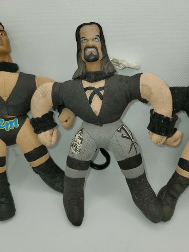 1999 The Rock Undertaker Stone Cold Titan Sports 8" Keychain Plush WWF WWE - Picture 3 of 7