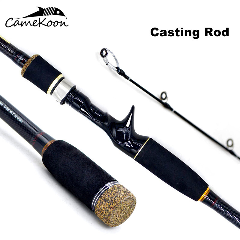 Moulinet Baitcasting CAMEKOON Taille 300 - 10+1 Roulements, Cadre Fibre Carbone, Pour Pêche Mer/rivière