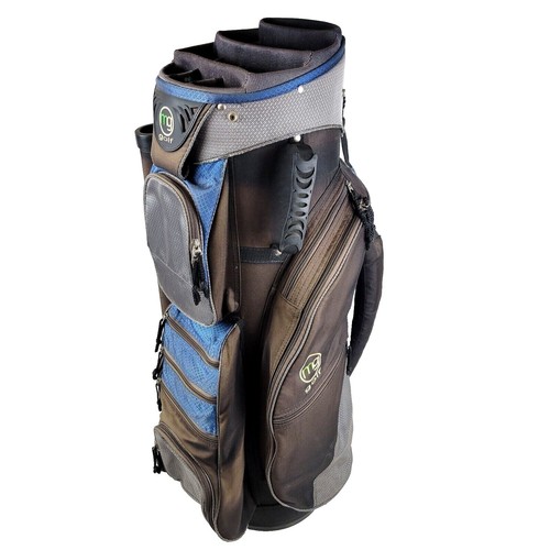 Adams Idea 7 Way Stand Black Golf Bag W/ Rain Cover Carry Straps | eBay
