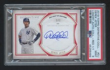 PSA 9 DEREK JETER 2019 TOPPS DEFINITIVE 1/1 AUTOGRAPH *World Series MVP*  HOF