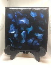 Abstract One Of A Kind Tile Art