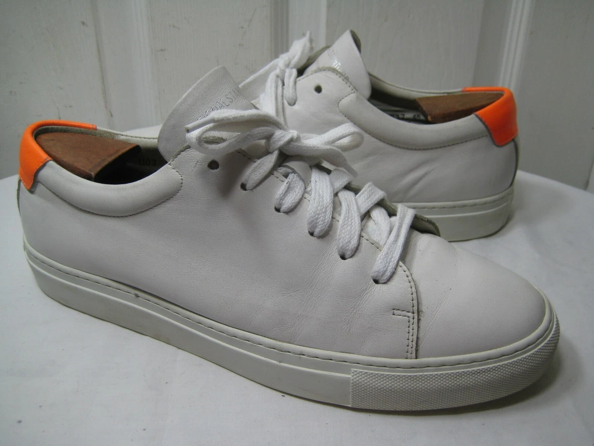 pustes op Lionel Green Street hul National Standard White Leather Sneakers Shoes Men&#039;s Size 45 Made In  Portugal. | eBay