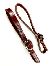 Breast Collar Tugs - 5/8" x appx. 24" - Burgundy - NPCart Buckle - 1 Pair F574 