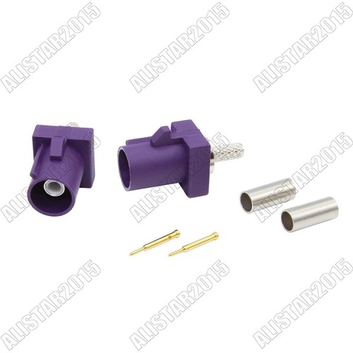 5x Fakra Male A/B/C/D/E/F/G/H/I/K/Z Connector Car Radio for RG316 RG174 Cable - Afbeelding 5 van 12