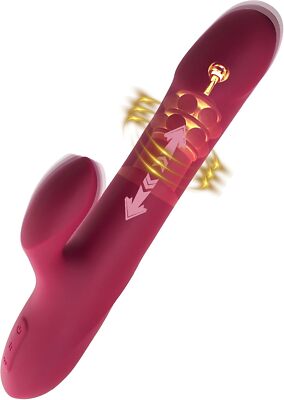 Beaded Ring Thrusting Vibrator 5 Rotating Thrust 10 Patterns G-Spot Vibrator