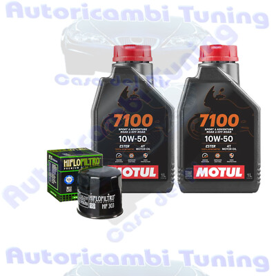 Set Service Öl Motul 7100 10W50 Für Polaris� Atv 500 Sportsman X2 � 2006>2007