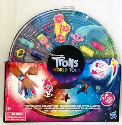 NIB Hasbro Dreamworks Trolls Tiny Dancers Greatest Hits Wear & Share Pack Poppy