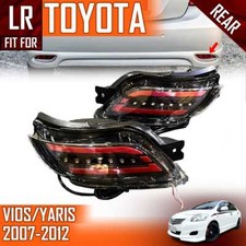 For Toyota Vios Yaris Sedan Xp90 2007-2012 Rear Bumper Reflector Smoke Led Pair For Toyota Vios Yaris Sedan Xp90 2007-2012 Rear Bumper Reflector Smoke Led Pair