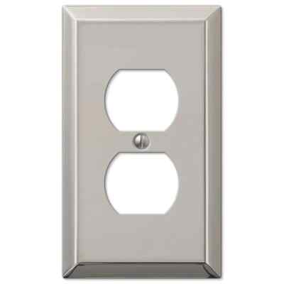 Electrical Switchplate Outlet Cover Century Polished Nickel Single Double Triple