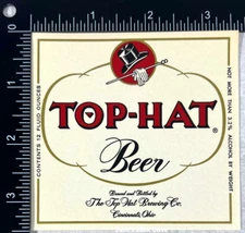 Top Hat Beer Label - OHIO