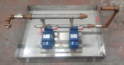 Pedrollo Industrial Twin Dieselpumpenaggregat mit Auffangwanne
