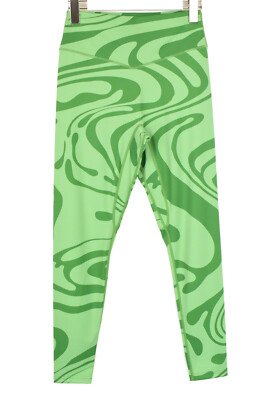 Vitality X Cosmopolitan The Storm Leggings Damen Groß Enganliegend Muster Grün
