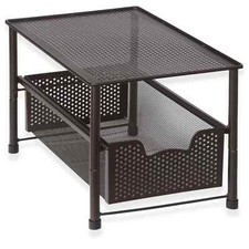 Stackable Under Sink Cabinet Sliding Basket O...