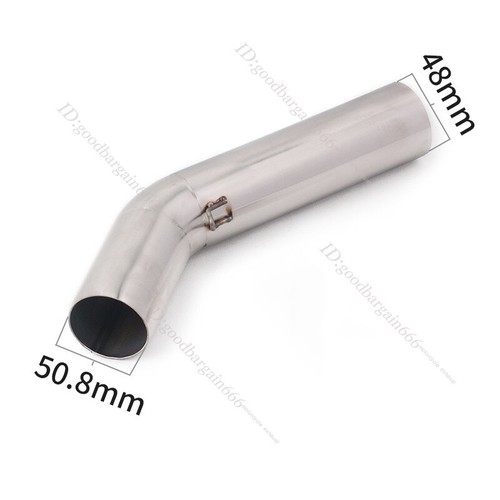 For Suzuki GSXR750 GSXR600 2006 2007 Stainless Steel Exhaust Pipe 51mm Mufflers - Picture 3 of 9
