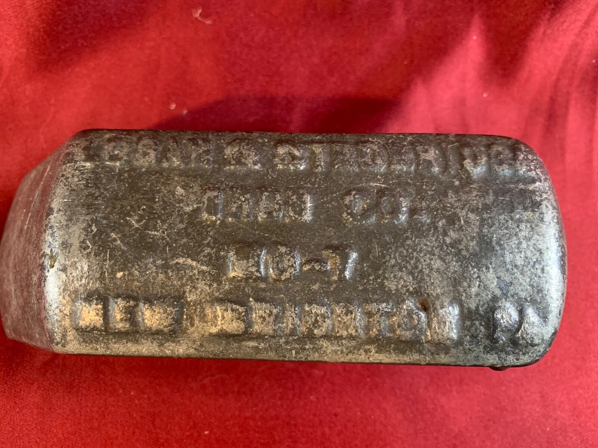 Vintage LOGAN & STROBRIDGE IRON CO. NO-7 New Brighton PA