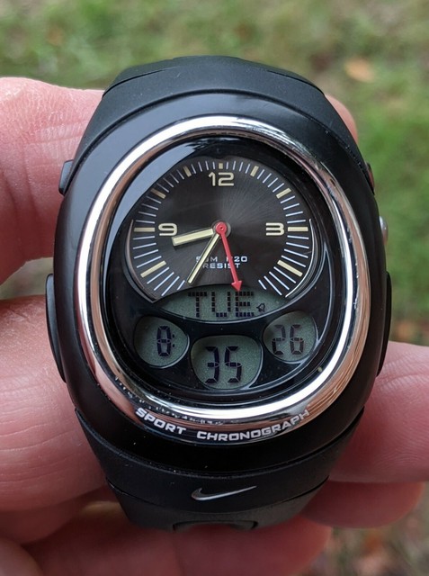 Nike Cross Training Quartz Analog Digital Watch W/ Black Watch Face Wc0044 for sale online | eBay