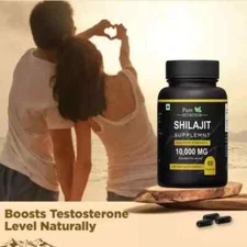 Himalayan Premium Pure Shilajit Certified Cap (60 Caps) IMPROVES VIGOR-VITALITY