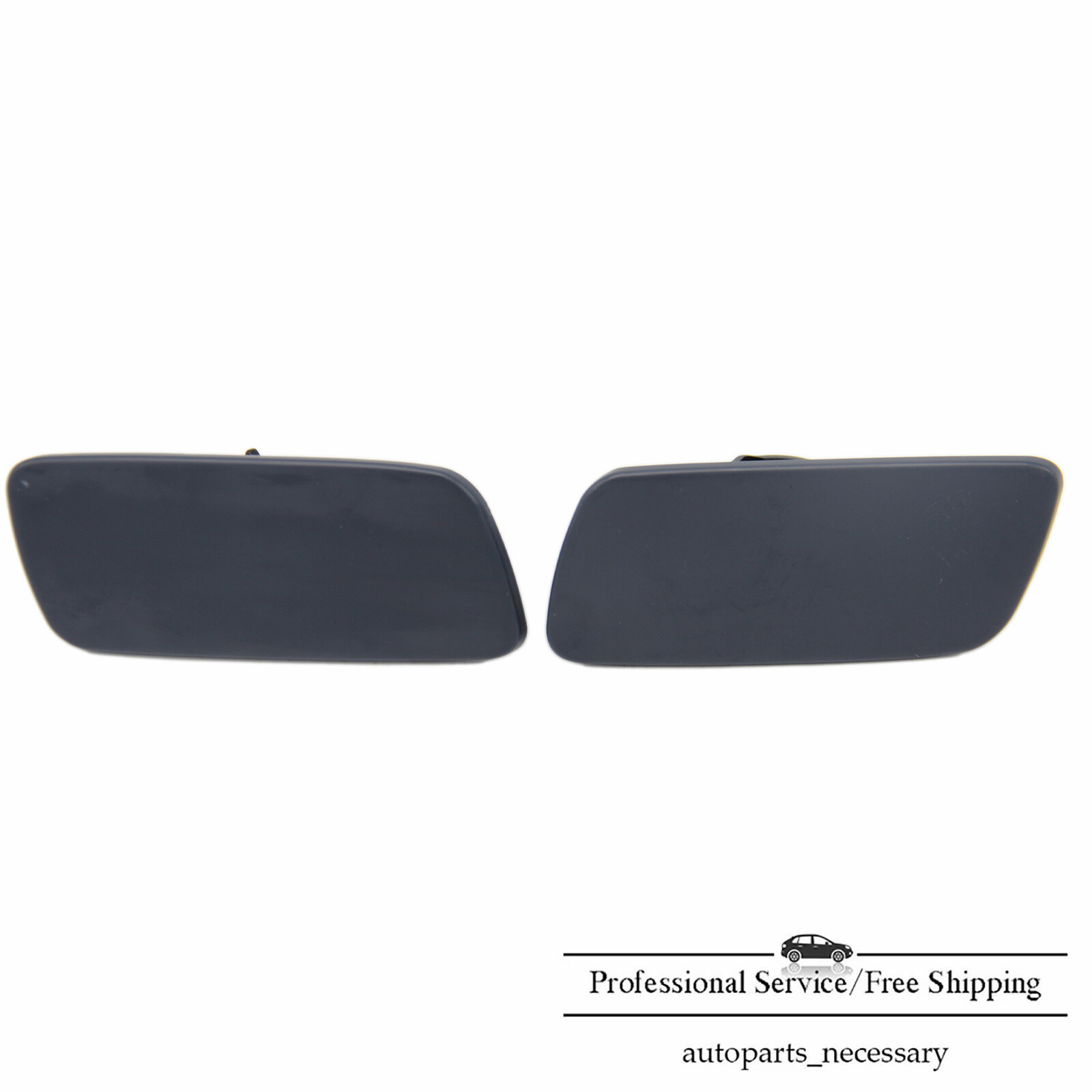 For 2010-2018 Rolls-Royce Ghost Front Left+Right Headlight Cleaning Nozzle Cover