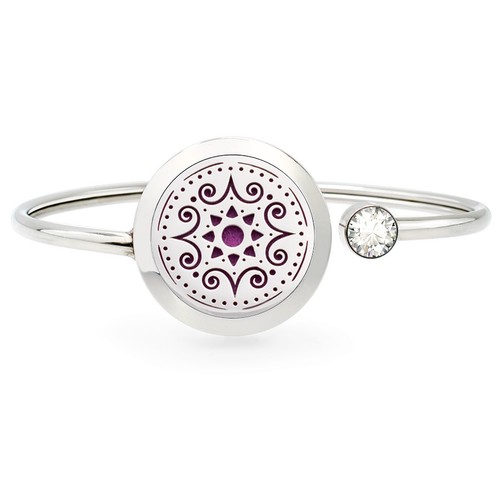 25mm  Rotatable Perfume Bangle Bracelet  Diffuser Essential Aromatherapy Locket - Picture 134 of 209