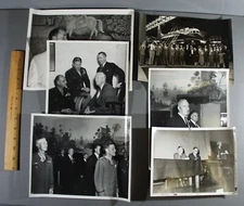 6 VINTAGE B&W AVIATION PHOTOS I.A.S. VICKERS-ARMSTRONG, USAF AIR MATERIEL