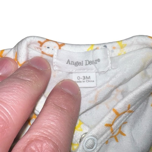 Angel Dear Bamboo Take Me Home Set mit Fußhose 0-3 Monate Herbst Sonnenschein - Bild 6 von 7